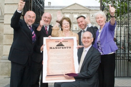 Paul with political figures