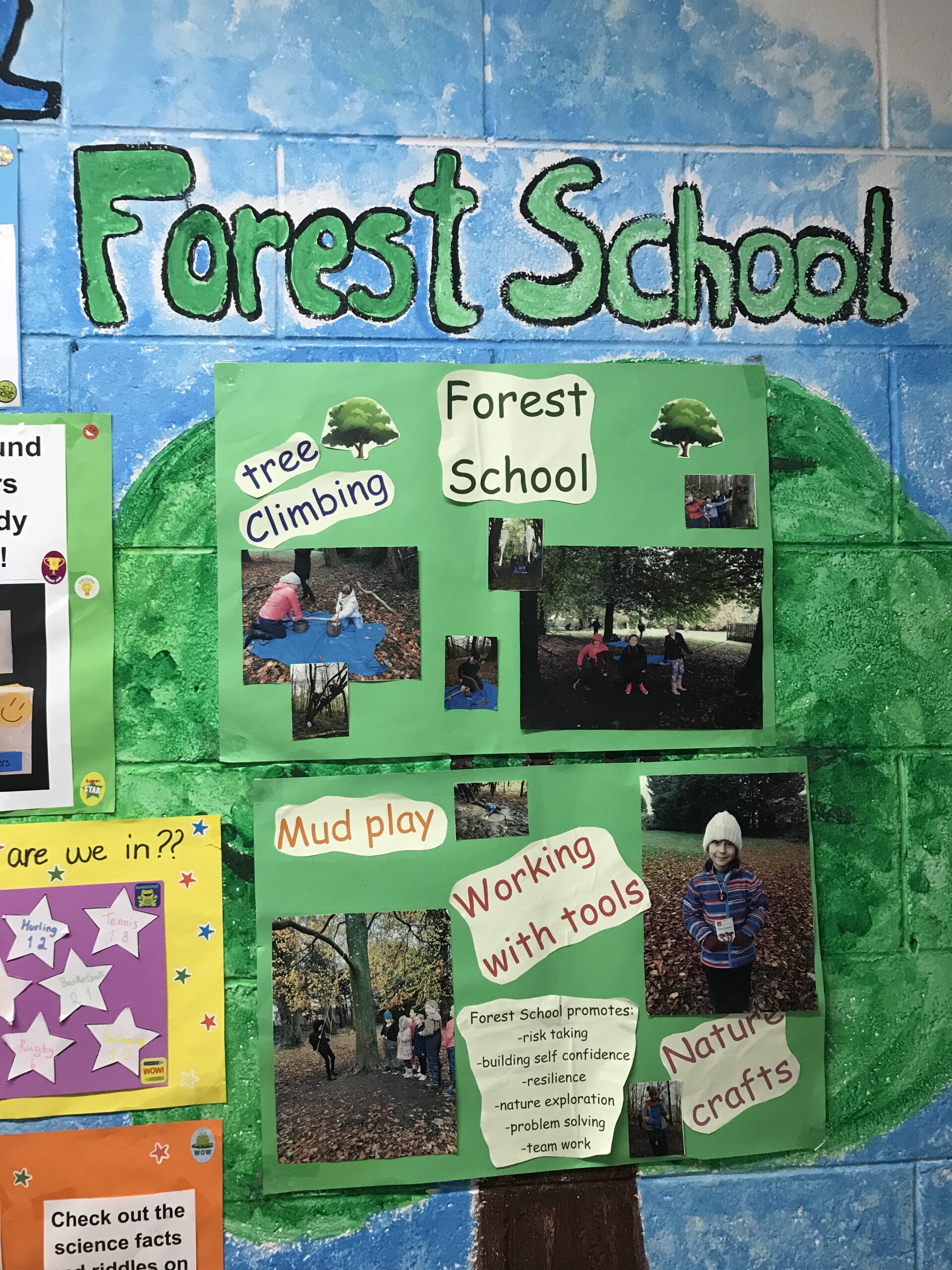 Tuam ETNS Anniversary Forest School poster Tuam ETNS anniversary