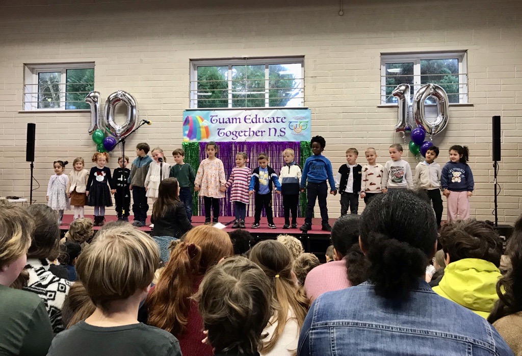 Tuam ETNS Anniversary students Tuam ETNS Anniversary students