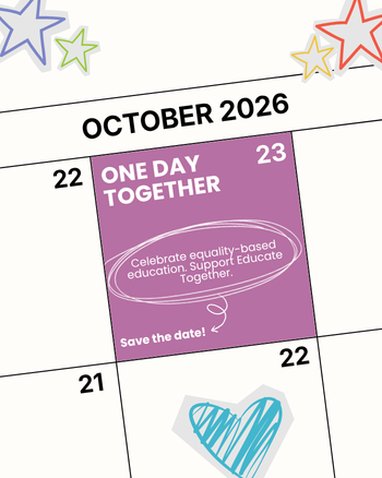 2026 ODT Simple Post for Schools (350 x 438 px) one day together