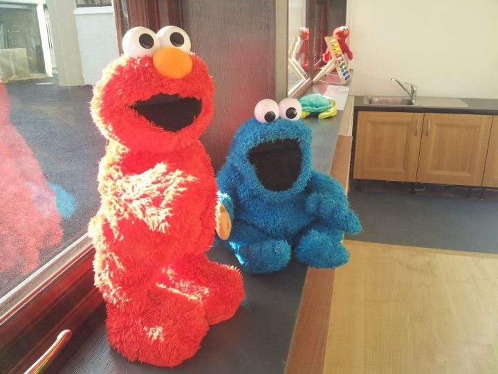 Elmo & Cookie Monster