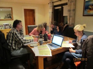 Ashbourne Start-up Group members busy at work