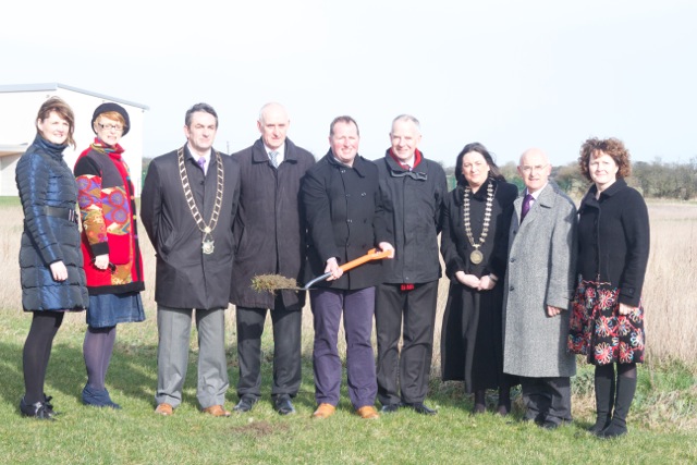 Sod-turning ceremony at Ballymakenny College, Drogheda