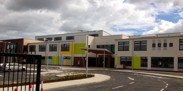 The new Holywell ETNS school building